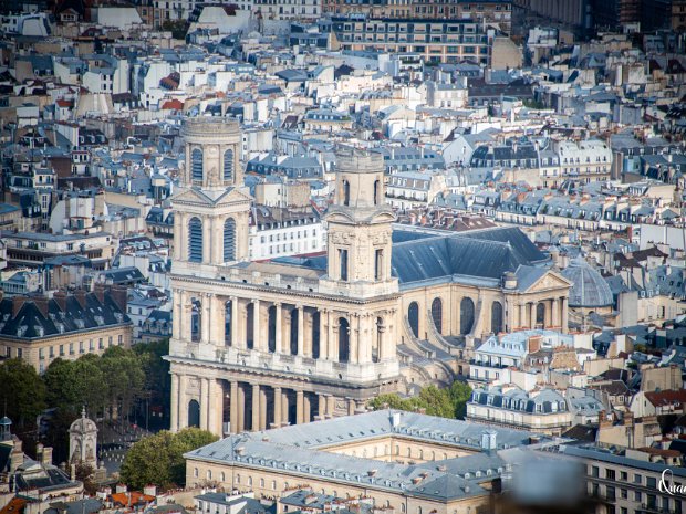 Paris vu au sommet de la tour Montparnasse